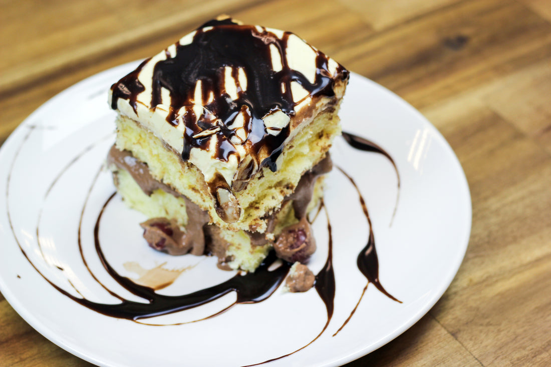 Cherry Chocolate Sponge Cake