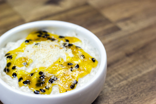 Passionfruit and Coconut Rice Pudding