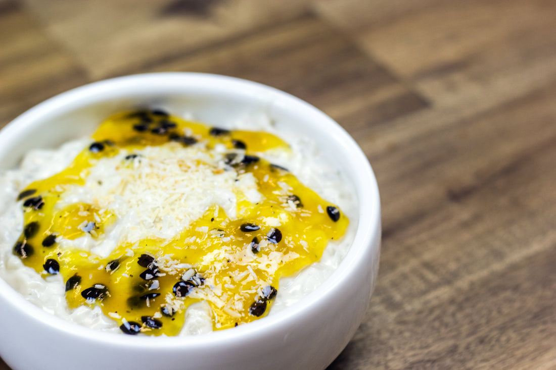 Passionfruit and Coconut Rice Pudding