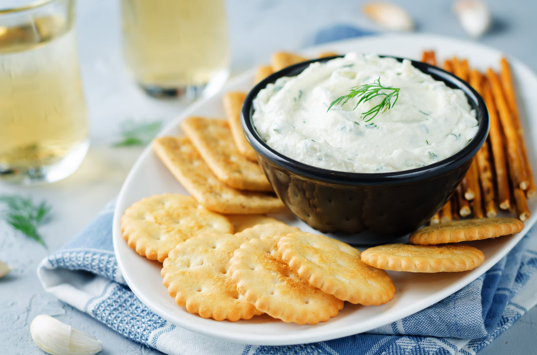 Marinated Feta and Mint Dip