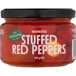 Delmaine Marinated Stuffed Red Peppers