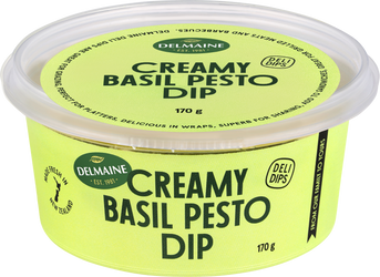 Creamy Basil Pesto Dip