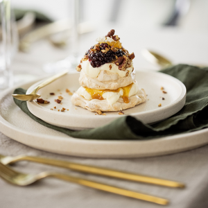 Caramel Pavlova Stacks