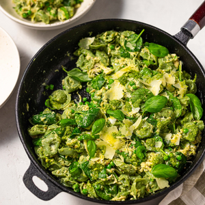 Chicken, Peas and Spinach With Tortelloni