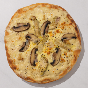 Artichoke and Portobello Pizza