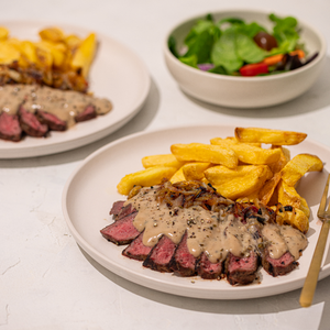 Two Peppercorn Steak with Chunky Cut Fries