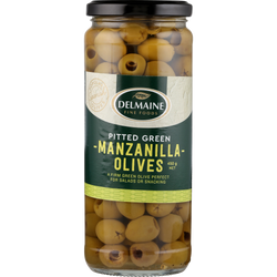 Delmaine Pitted Green Manzanilla Olives