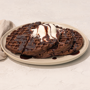 Triple Chocolate Waffles
