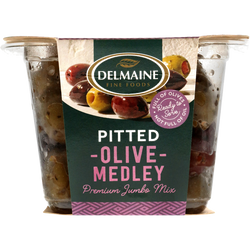 Delmaine Pitted Jumbo Olive Medley