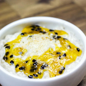 Passionfruit and Coconut Rice Pudding