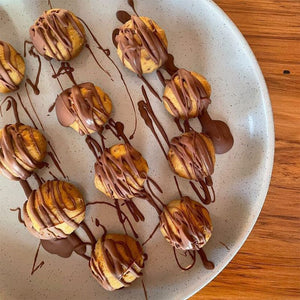 4 Ingredient Chickpea Cookie Dough Bites